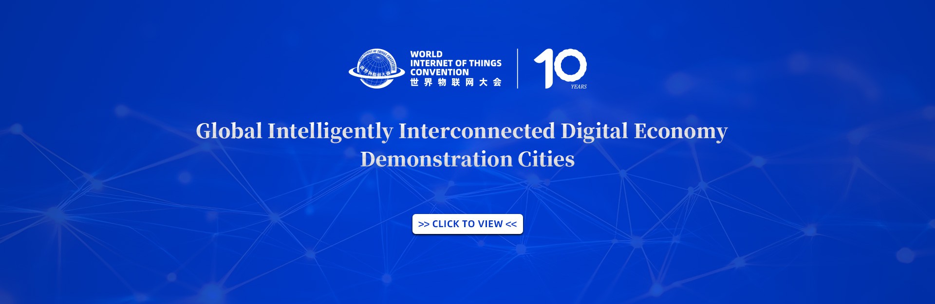 Global Demonstration Cities for the Intelligently Interconnected Digital Economy